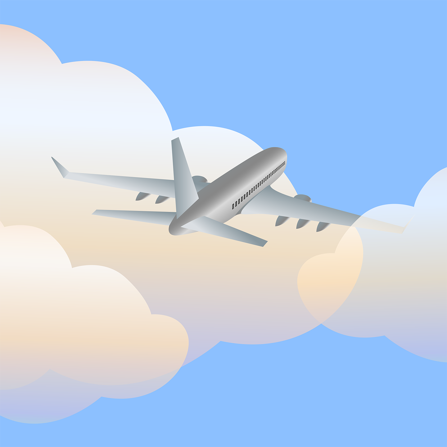 Fly less